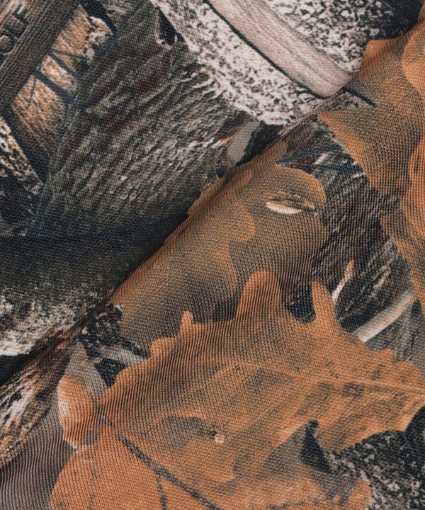 ORANGE LABEL / Stretch Tree Camo Tuck Skirt (Cooling Fabric)