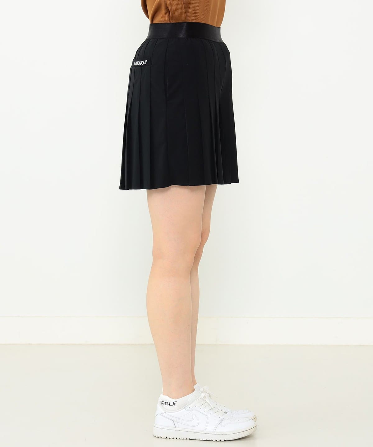 新品 BEAMS GOLF 裏地付き プリーツ キュロット ベージュ BEAMS GOLF（ビームス ゴルフ）ORANGE LABEL / 裏地付き