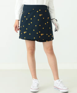 BEAMS GOLF ORANGE LABEL / 星柄 ラップ キュロットパンツ