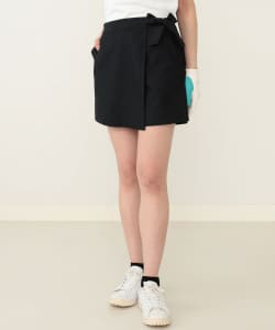ORANGE LABEL / ウエストリボン ラップキュロット