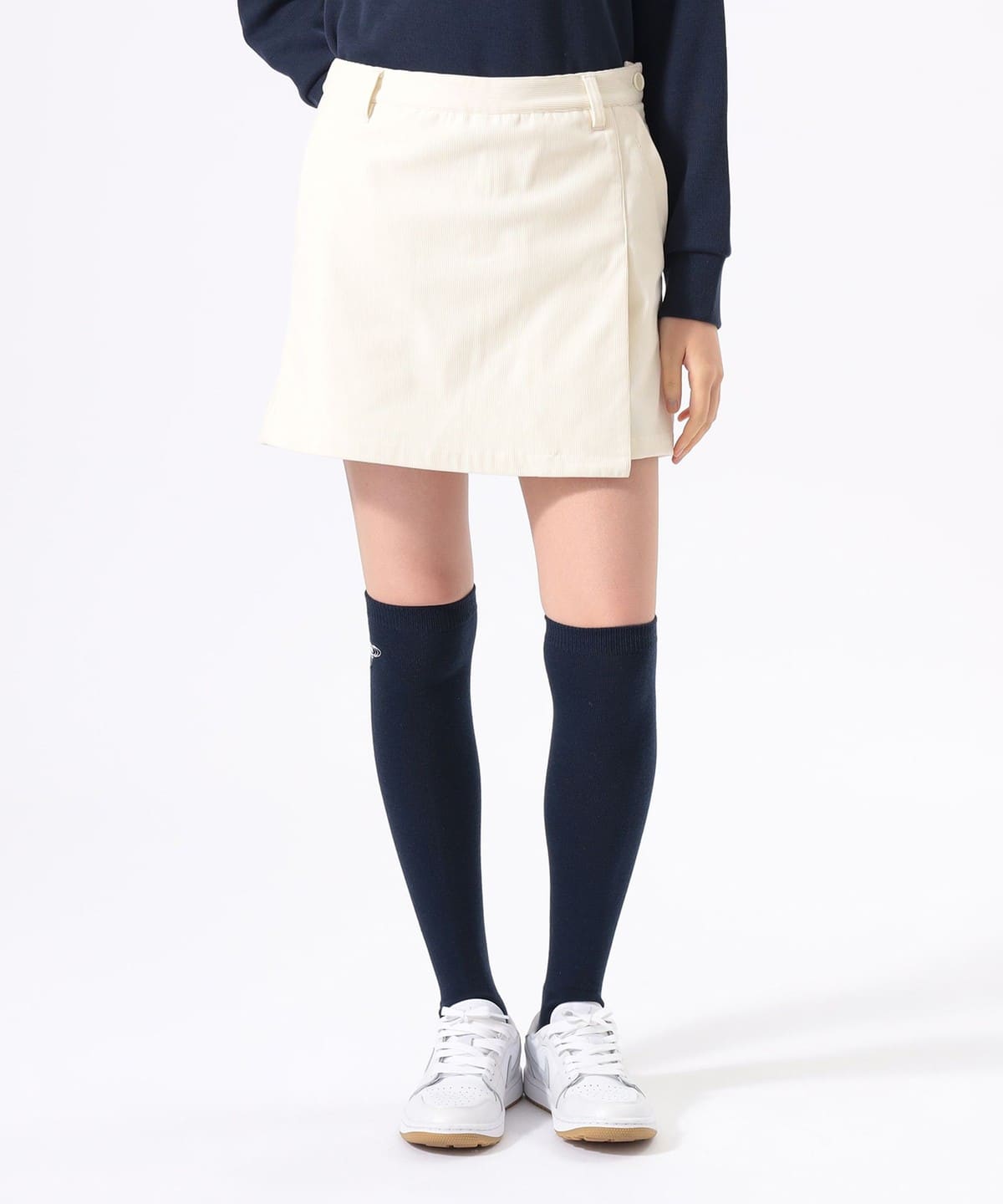 ORANGE LABEL / ストレッチコーデュロイ ラップ キュロット【STRETCH】. パンツ WOMEN OFF WHT S ORANGE LABEL / ストレッチコーデュロイ ラップ キュロット【STRETCH】. パンツ WOMEN OFF WHT S