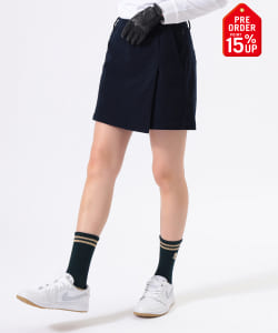 【+15%ポイントUP】ORANGE LABEL / ストレッチコーデュロイ ラップ キュロット【STRETCH】