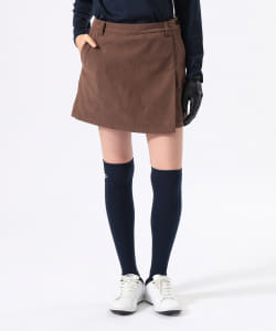 【+15%ポイントUP】ORANGE LABEL / ストレッチコーデュロイ ラップ キュロット【STRETCH】