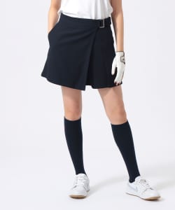 ORANGE LABEL / リネンライク ストレッチ ラップキュロット