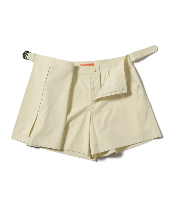 ORANGE LABEL / 撥水 ストレッチツイル ラップキュロット