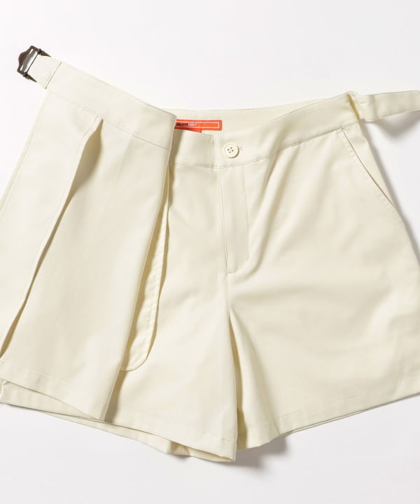 ORANGE LABEL / 撥水 ストレッチツイル ラップキュロット