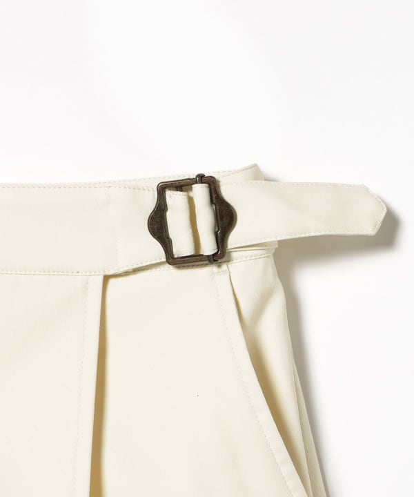ORANGE LABEL / 撥水 ストレッチツイル ラップキュロット