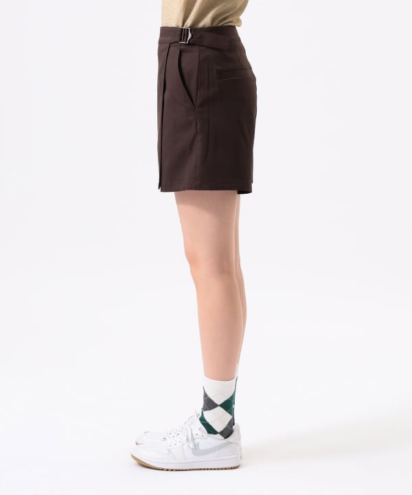 ORANGE LABEL / 撥水 ストレッチツイル ラップキュロット Model：H170 B74 W60 H86　Size：M