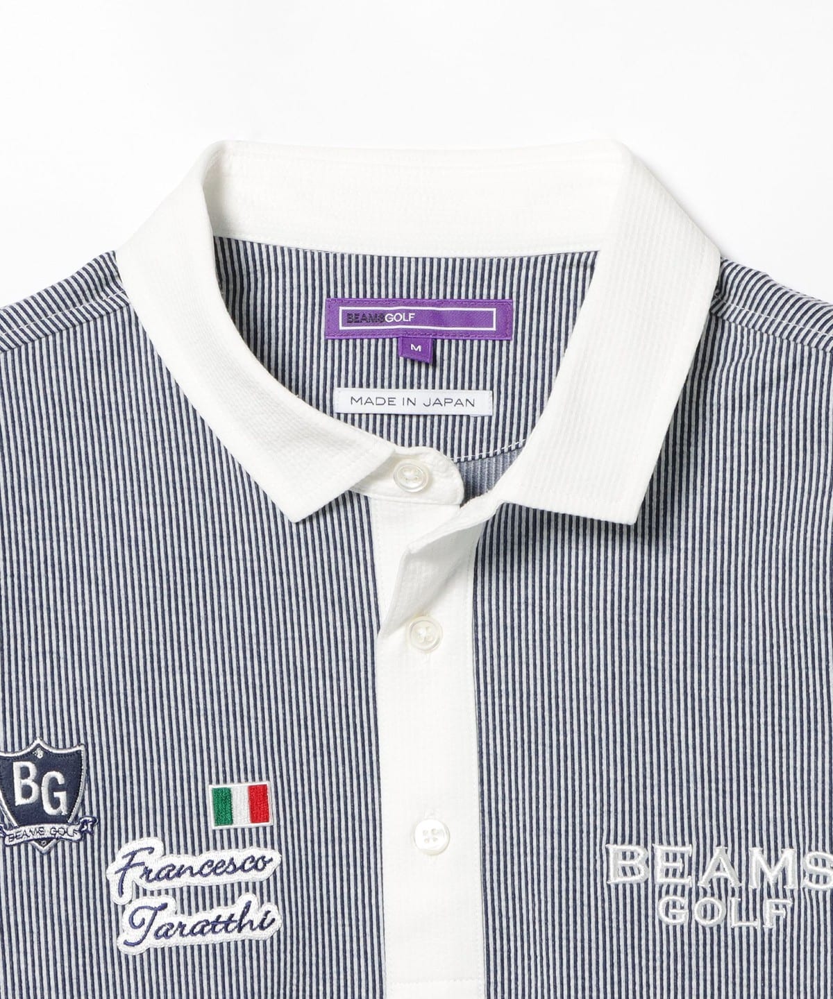 【タグ付き新品未使用】BEAMS GOLF ビームスゴルフ ニットポロシャツ L