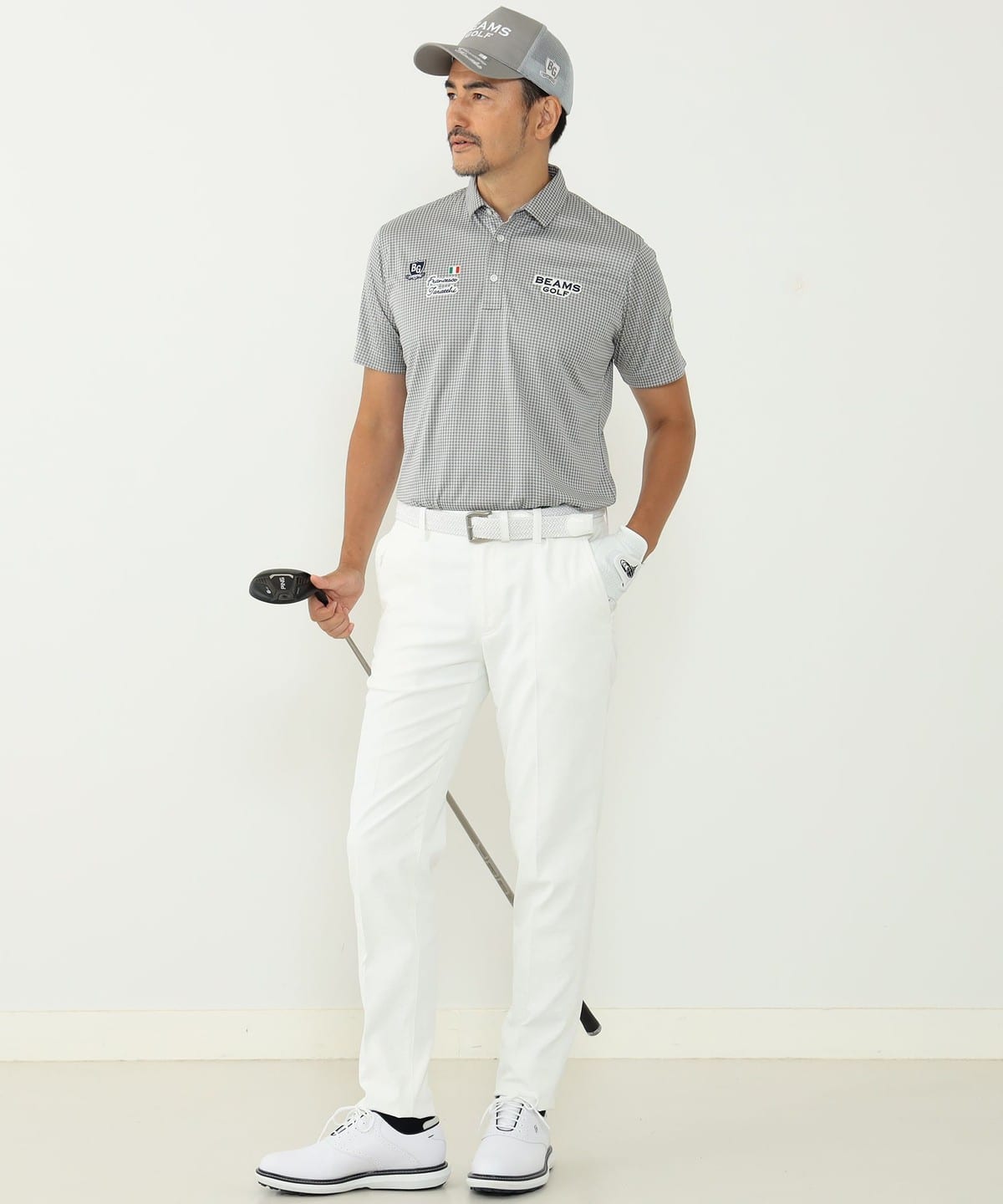 BEAMS GOLF BEAMS GOLF BEAMS GOLF PURPLE LABEL / Talati 格紋襯衫