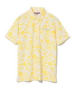 PURPLE LABEL / ミモザプリント ストレッチレギュラーシャツ