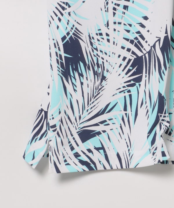 BEAMS GOLF (BEAMS GOLF) PURPLE LABEL / Palm Tree Print Open Collar