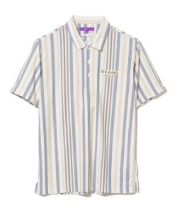 PURPLE LABEL / マルチストライプ ポロシャツ