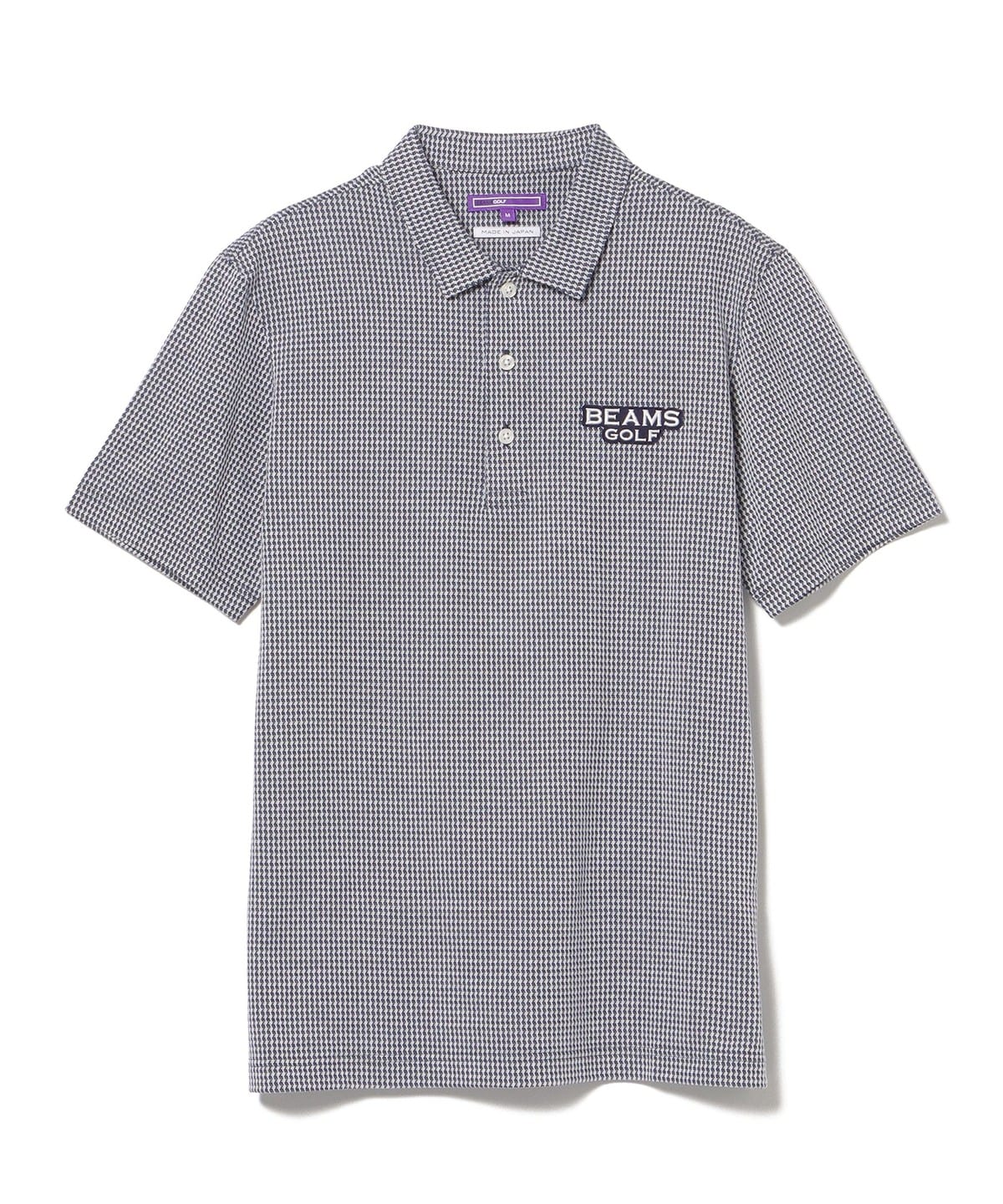 BEAMS GOLF（ビームス ゴルフ）〈MEN〉 PURPLE LABEL / ハウンドトゥース ジャカードシャツ（シャツ・ブラウス カジュアルシャツ ）通販｜BEAMS