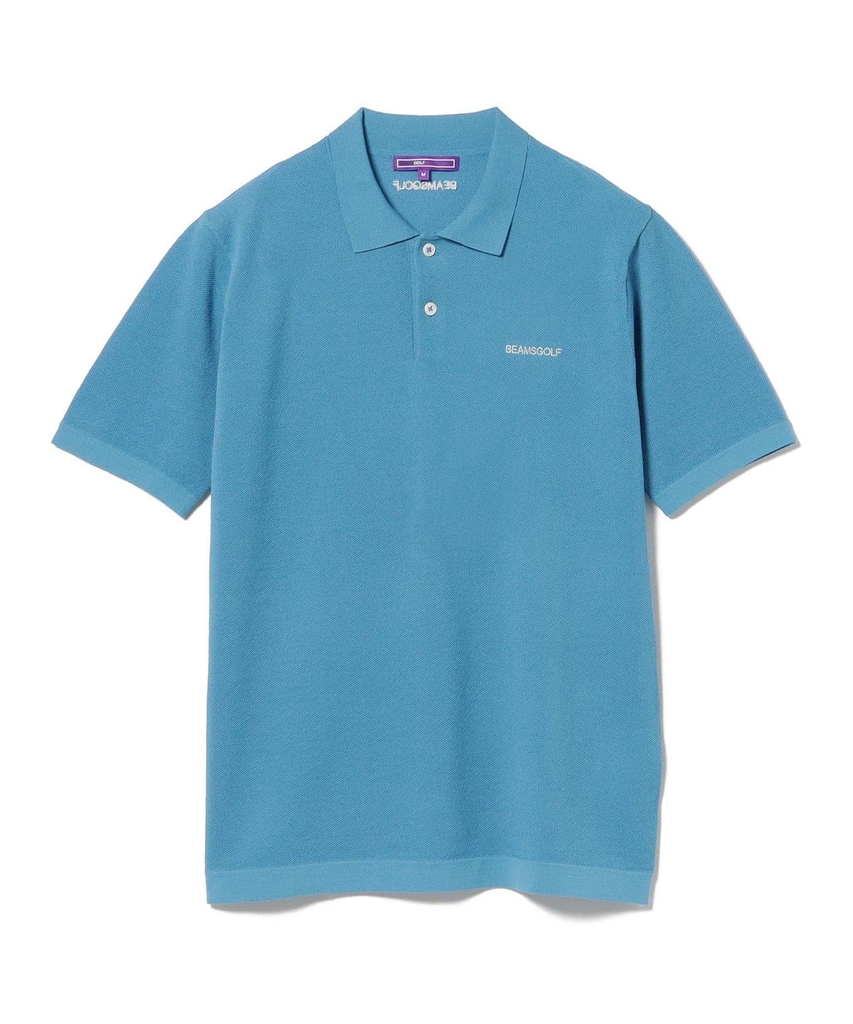 〈MEN〉PURPLE LABEL / 麻混 ニットポロシャツ シャツ・ブラウス MEN BLUE S 〈MEN〉PURPLE LABEL / 麻混 ニットポロシャツ シャツ・ブラウス MEN BLUE S