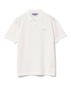 〈MEN〉PURPLE LABEL / 麻混 ニットポロシャツ