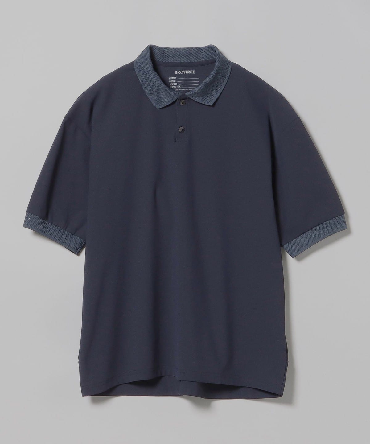 〈MEN〉B. G.THREE / ALL-TIME アイレットニット ポロシャツ シャツ・ブラウス MEN NAVY M 〈MEN〉B. G.THREE / ALL-TIME アイレットニット ポロシャツ シャツ・ブラウス MEN NAVY M