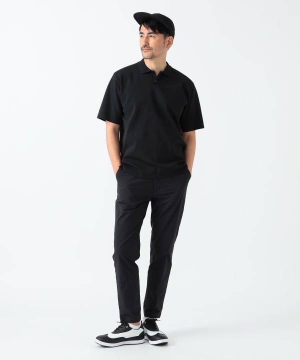 BEAMS GOLF 黒 ポロシャツ Mサイズ BEAMS GOLF ポロシャツ 「別注」JONES / バックプリント メンズ