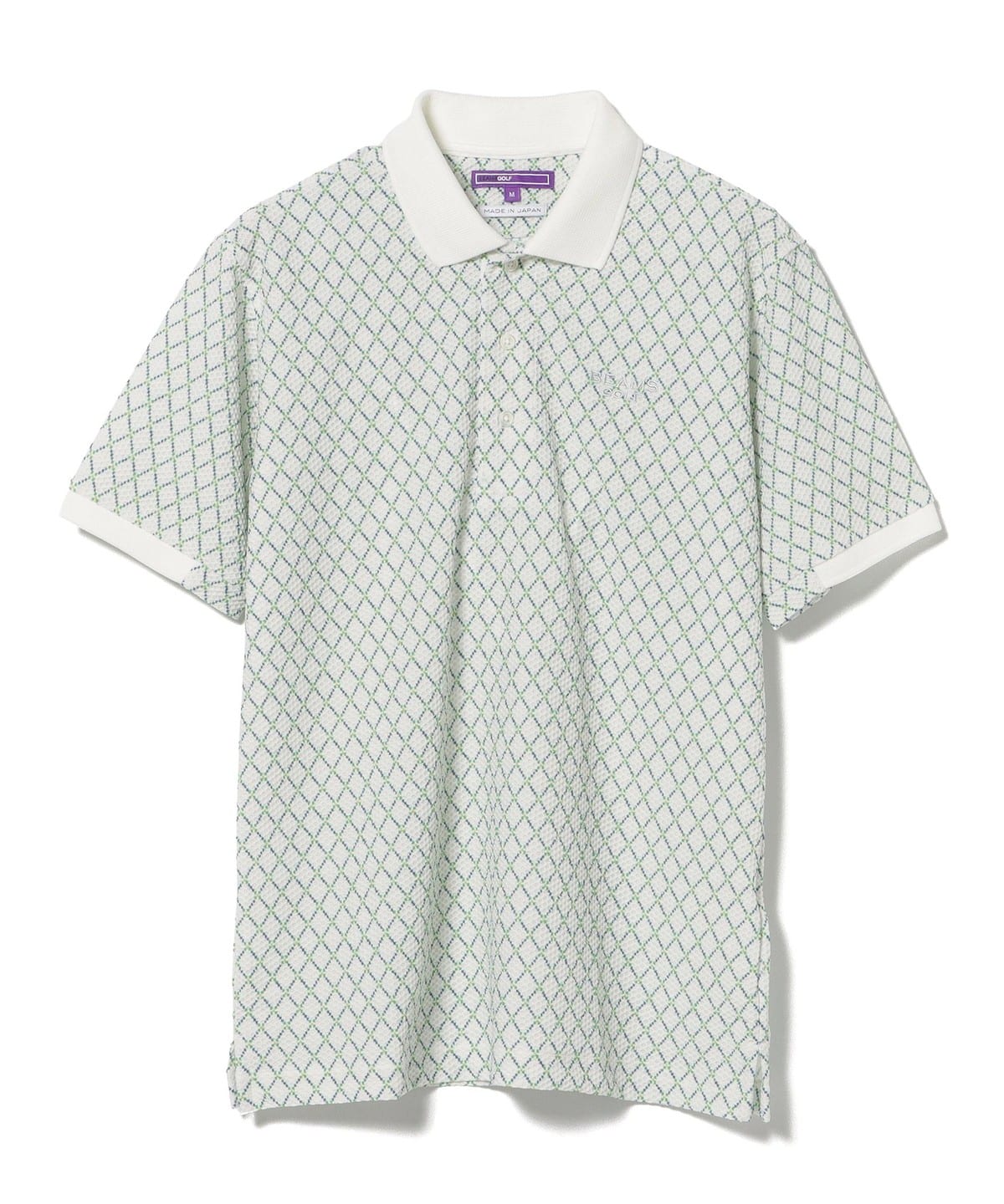 ★美品★BEAMS GOLF PURPLE LABEL ミニボーダー Lサイズ☆ BEAMS GOLF（ビームス ゴルフ）PURPLE LABEL / ハーフジップ