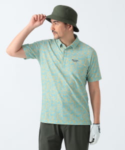 PURPLE LABEL / ストレッチ フラワーポロシャツ