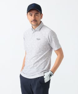 PURPLE LABEL / ストレッチ フラワーポロシャツ