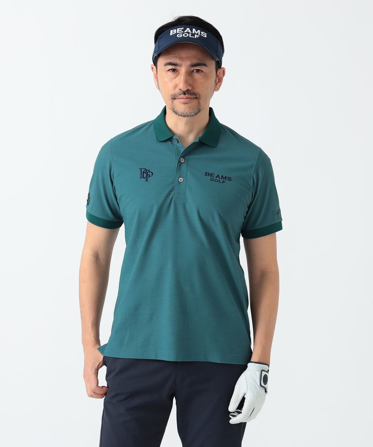 ☆美品☆BEAMS GOLF ビームスゴルフ 刺繍ポロシャツ0(S