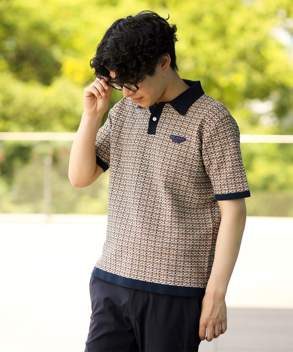 メンズ　BEAMS GOLF パープル ポロシャツ　Lサイズ メンズ〉SALEおすすめポロシャツ！BEAMS GOLF PURPLE LABEL