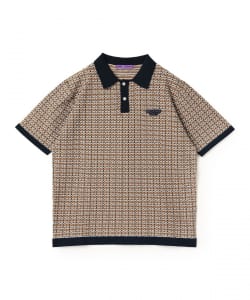 PURPLE LABEL / タック編み ポロシャツ