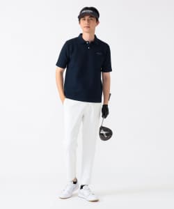 【+15%ポイントUP】〈MEN〉PURPLE LABEL / タック編み ポロシャツ．