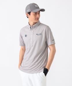 PURPLE LABEL / スフィダンテ 千鳥 ボダンダウン ポロシャツ