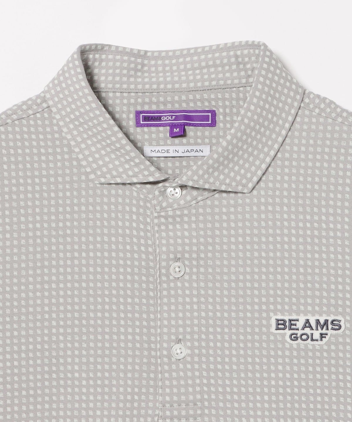 BEAMS GOLF（ビームス ゴルフ）PURPLE LABEL / 変形ギンガムチェック