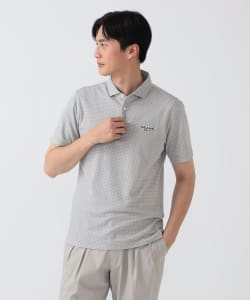 PURPLE LABEL / 変形ギンガムチェック ポロシャツ