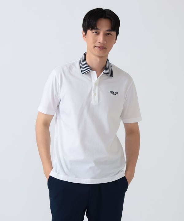 BEAMS GOLF（ビームス ゴルフ）PURPLE LABEL / 衿裏ロゴ ポロシャツ
