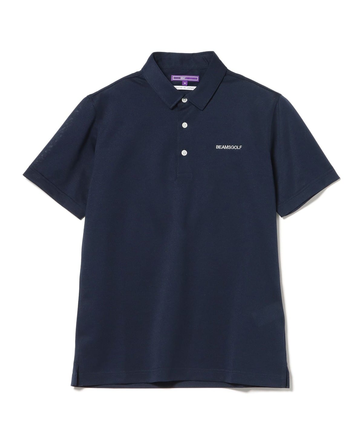 ビームスゴルフ パープルレーベル ポロシャツ 日本製 イエロー Lサイズ BEAMS GOLF（ビームス ゴルフ）PURPLE LABEL / シャンブレー 鹿の子