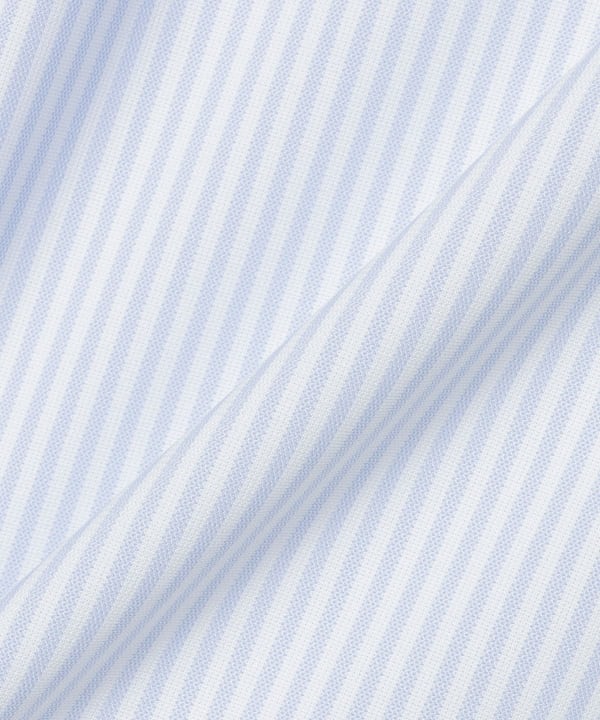 PURPLE LABEL / Striped Italian Collar Polo Shirt (Moisture-wicking, quick-drying, cooling, UV cut)