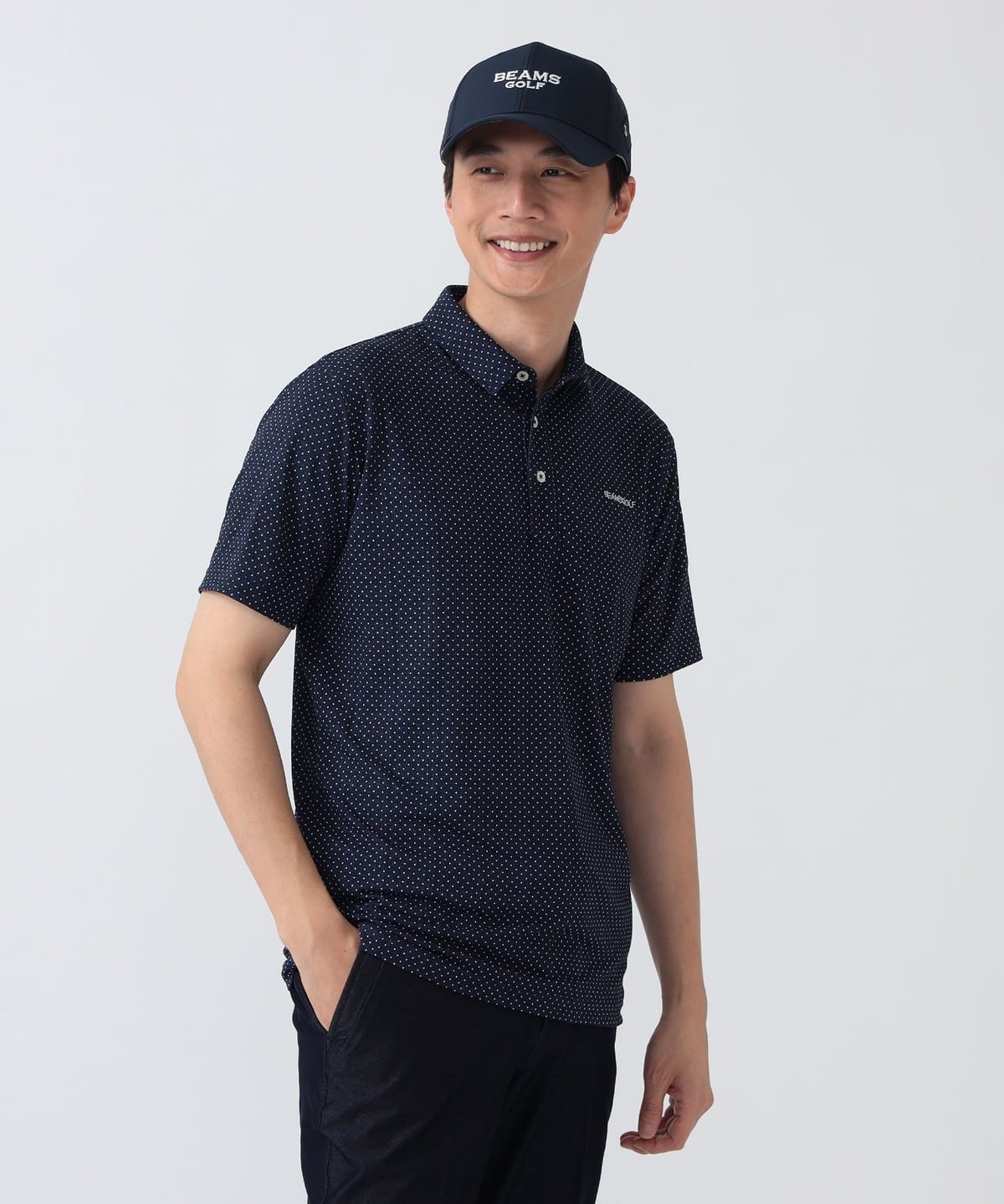 BEAMS GOLF（ビームス ゴルフ）PURPLE LABEL / ドット柄 プリント