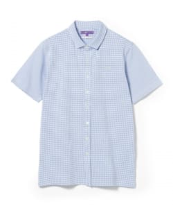 PURPLE LABEL / ストレッチ サッカー ギンガム シャツ