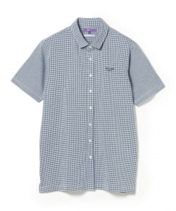 PURPLE LABEL / ストレッチ サッカー ギンガム シャツ