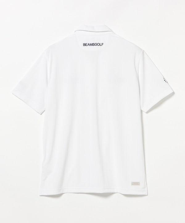 【8/6再値下げ】PURPLE LABEL / MONTAUK ストライプ ジャカード オープンカラー シャツ（吸水速乾、UVカット）