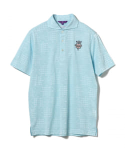 BEAMS GOLF PURPLE LABEL / シャンブレー ドット ポロシャツ