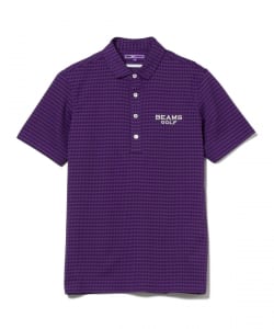 BEAMS GOLF PURPLE LABEL / ワッフルクロス プルオーバーシャツ