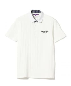BEAMS GOLF PURPLE LABEL / ケーブル ジャカード ポロシャツ