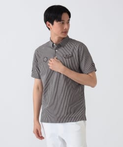 PURPLE LABEL / スフィダンテ ストライプ サッカー ポロシャツ