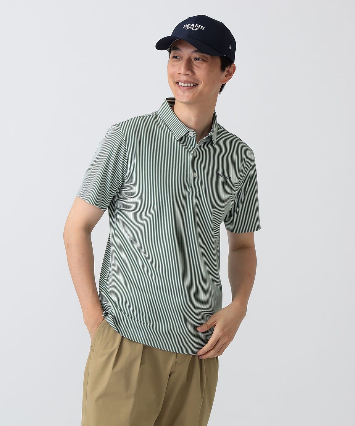 BEAMS GOLF（ビームス ゴルフ）PURPLE LABEL / ストライプ レギュラー