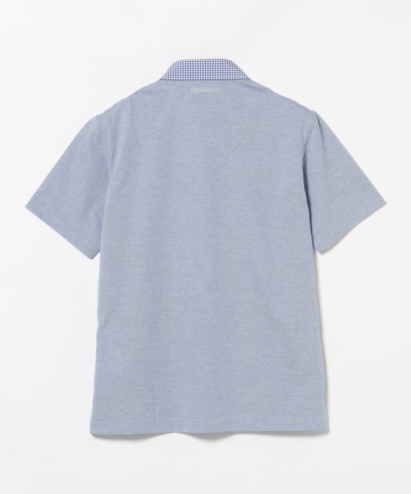 〈MEN〉PURPLE LABEL/方格牧师领Polo衫