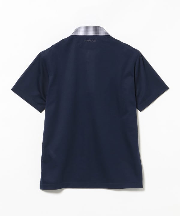 〈MEN〉PURPLE LABEL/方格牧师领Polo衫