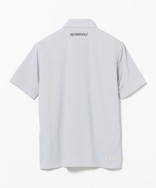 PURPLE LABEL / リターンブリティッシュ ストレッチ ストライプ ポロシャツ（吸水速乾・UVカット）