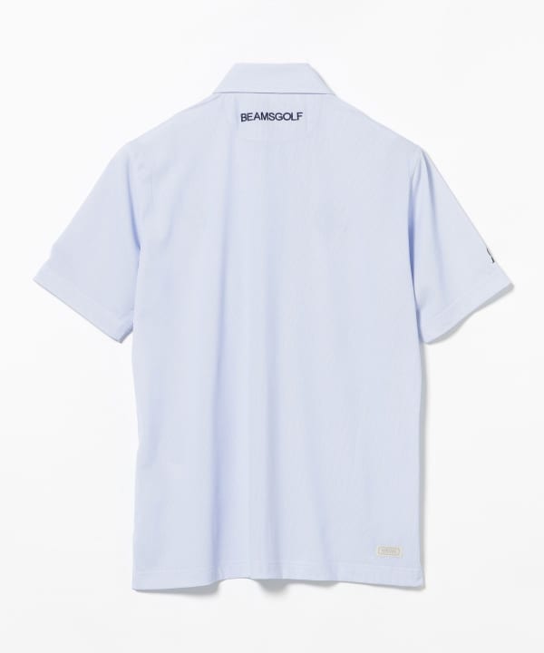 PURPLE LABEL / リターンブリティッシュ ストレッチ ストライプ ポロシャツ（吸水速乾・UVカット）