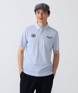 PURPLE LABEL / リターンブリティッシュ ストレッチ ストライプ ポロシャツ（吸水速乾・UVカット）
