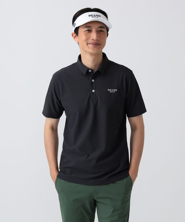 〈MEN〉PURPLE LABEL/提花条纹衬衫Model:H186 B92 W74 H90 Size:L